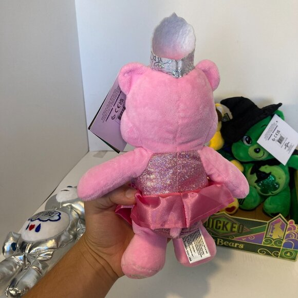 Care Bears X Wicked Fun Size Plush Set No Lion W Display Glinda Elphaba Tin Man - Picture 6 of 16